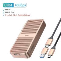 ราคา ORICO USB4 0 M 2 SSD กรณี40Gbps M2 NVMe ใช้งานร่วมกับ Thunderbolt 3 4 USB3 2 USB 3 1 3 0ประเภท C หลายโปรโตคอล (16553391778)