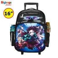 ราคา BigBagsThailandl กระเป๋านักเรียน กระเป๋าเป้มีล้อลาก Wheal สะพายหลัง16 นิ้ว รุ่น Spider Man 8526 new arrival (7902168347)