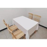 ราคา ผ้าปูโต๊ะพลาสติกสีทึบแบบใช้แล้วทิ้ง1ชิ้นผ้าปูโต๊ะตกแต่งงานปาร์ตี้งานแต่งงานผ้าคลุมโต๊ะในครัว137x183cm (21170962879)