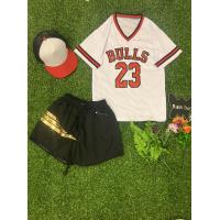 ราคา เสื้อกีฬา NBA สีขาวพื้นสกรีนลาย BULLS 23 เสื้อกีฬาแขนสั้นสกรีนลาย (14674794706)