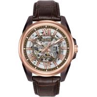 ราคา Bulova Mens Automatic Open Aperture Watch 43mm Classic Sutton Automatic Two Tone Stainless Steel Strap Rose Gold (20600768248)