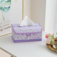 ราคา Kawaii Sanrios Cinnamonroll Kuromi การ์ตูนอนิเมะทำนองของฉัน PU หนังที่วางผ้าเช็ดปากทิชชู่พับเก็บได้ใส่ของจุกจิก (20268469559)