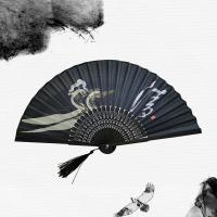 ราคา Vintage Silk Folding Fan Retro Chinese Japanese Bamboo Hand Folding Fan Dance Hand Fan Home Decoration Ornaments Craft Gift Fan (20176728716)