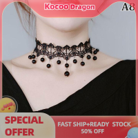 ราคา Kocoo โช้คเกอร์คริสตัลแนวกอธิคสุดเซ็กซี่ใหม่สร้อยคอโชกเกอร์คอลูกไม้สีดำวินเทจวิคตอเรียนโช้คเกอร์เครื่องประดับสตรีมพังค์ (19896257971)