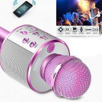 ราคา ไมค์บลูทูธ เครื่องเล่นคาราโอเกะ บลูทูธ ไร้สาย ไมโครโฟนคอนเดนเซอร์ ลำโพง ในตัวเดียว (19283447354)