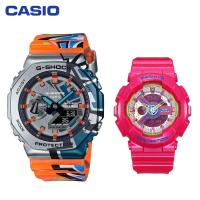 ราคา เดิม G Shock Baby G GM2100 BA112 ผู้ชายและผู้หญิงกีฬานาฬิกาคู่ตั้ง 200 เมตรกันน้ำกันกระแทกกีฬาคนรักกีฬานาฬิการับประกัน 4 ปี BA 112 4A GM 2100SS 1A รวม 2 นาฬิกา (21051732491)
