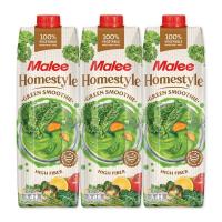 ราคา มาลี โฮมสไตล์ น้ำผักผลไม้ 100 1000 มล x 3 กล่อง Malee Homestyle Green Smoothie 100 1000 ml x 3 Boxes โปรโมชันราคาถูก เก็บเงินปลายทาง (15012807403)