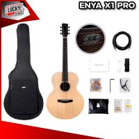 ราคา เซ็ทของแถมสุดพรีเมี่ยม กีต้าร์โปร่งไฟฟ้า Enya EA X1 Pro Top Solid มีแอมป์ในตัว เป็นลำโพงในตัว พร้อมเอฟเฟค ดีเลย์ รีเวิร์บ คอรัส พร้อมส่ง (20988671184)