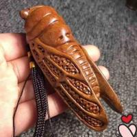 ราคา เวียตนาม huanghuali ไม้แกะสลักมือชิ้นจั๊กจั่นจักจั่นทำด้วยมือไม้แกะสลักบล็อกบัสเตอร์มือเล่นงานฝีมือตกแต่ง (19681344271)