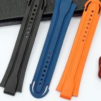 ราคา อุปกรณ์เสริมนาฬิกาพรีเมี่ยมแฟชั่นสายนาฬิกาคุณภาพสูงสำหรับ ORIS 7730 7740 24 X12 มม สายรัดข้อมือซิลิโคนยืดหยุ่นทนทาน (19629476560)