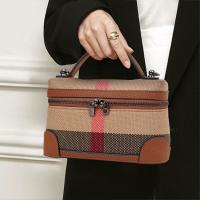 ราคา Aidrani กระเป๋าสะพายข้างใบเล็กทำจากผ้าใบกระเป๋าโทรศัพท์คาดลำตัวสะพายไหล่ข้างเดียวแฟชั่นลายสก๊อต (20970603980)