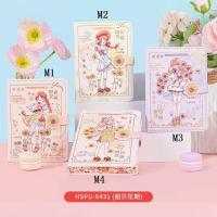 ราคา New heat KuLe เครื่องเขียนเด็กน่ารักสมุดโน้ต256หน้าสีภาพประกอบแม่เหล็กกระดุมไดอารี่หนังนุ่มกระดาษโน้ตลายแบงค์ดอลล่าร์สมุดจดวาระ (18597463888)