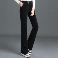 ราคา taozu กางเกงผ้าลูกฟูกผู้หญิง เอวสูง ทรงกระบอก (20860848637)