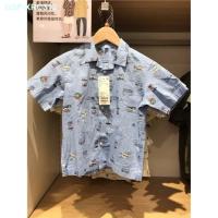 ราคา UNIQLO Youjia เสื้อผ้าเด็กเด็กผู้ชาย ผ้าฝ้ายเด็กผู้หญิงพิมพ์ลายเสื้อแขนสั้น458345 458347 458346 (20747273946)