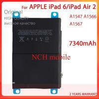 ราคา 100 ของแท้7340MAh ใหม่แบตเตอรี่แท็บเล็ตสำหรับ Apple iPad 6 Air 2 A1547 A1566 A1567แบตเตอรี่คุณภาพสูง (18271815864)