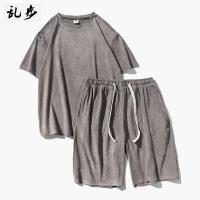 ราคา Uniqlo Mizuno เซตเซตเซตเสื้อยืดแขนสั้นหนังกลับสไตล์ญี่ปุ่นย้อนยุคทรงหลวมกีฬาลำลองชุดกางเกงขาสั้นห้าจุดชุดแฟชั่นผู้หญิงและผู้ชาย (17703674923)