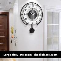 ราคา XINLANYASHE นาฬิกาติดผนัง 3d ร่วมสมัย นาฬิกาติดผนัง นาฬิกาติดผนัง ร่วมสมัย นาฬิกาโลหะติดผนังห้องนั่งเล่น นาฬิกา นาฬิกาแขวน ห้องนั่งเล่น แฟชั่นบ้าน บุคลิกภาพ บรรยากาศเรียบง่าย นาฬิกา (16705345301)