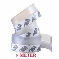 ราคา 5 M มิลลิเมตรแถบปิดผนึกประตูบานเลื่อนสำหรับประตู weatherstrip ร่างกันชน frameless หน้าต่างประตูบานเลื่อนซีลยางซิลิโคน (11742654215)