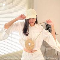 ราคา กระเป๋าสานผักตบชวา รุ่น WHITE LIME SUNDAE กระเป๋าถือ กระเป๋าคล้องแขน SANFUNSUNDAY (11633357309)