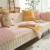 ราคา ผ้าคลุมโซฟาผ้าลูกฟูกสำหรับห้องนั่งเล่นโซฟา1 2 3 4ที่นั่งผ้ายืดคลุมเก้าอี้โซฟารูปตัว L (12699507552)