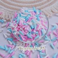 ราคา เขา ยูนิคอร์น sprinkle sugar น้ำตาลตกแต่งหน้าเค้ก 25 100 กรัม (20889628674)