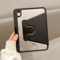 ราคา wholesale 360 Rotatable Stand Hard Transparent Shockproof Tablet Case For iPad Mini 6 iPad 9 7 5th 6th Air 3 4 5 iPad 10 2 7th 8th 9th 10th Gen iPad Pro 11 inch iPad Pro 12 9 2022 2021 2020 2019 2018 