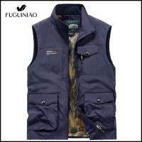 ราคา Fuguiniao เสื้อกั๊กลำลองแนวทหารสำหรับผู้ชายเสื้อโค้ทแฟชั่นแขนกุดกันน้ำสำหรับใส่กลางแจ้งเสื้อกั๊กหลายกระเป๋า (20563014438)