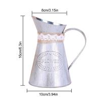 ราคา กระถางดอกไม้ตะแกรงดอกไม้โลหะสไตล์ยุโรปย้อนยุคสำหรับตกแต่งสวนกระถางต้นไม้ตะแกรงดอกไม้โลหะพืชสวนปลูกต้นไม้กระถาง (19963571932)