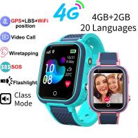 ราคา LT21 4G Kid Smart Watch GPS WIFI Video Call SOS IP67 Waterproof Child Smartwatch for Boy Girl Camera Monitor Tracker Location Phone Watch (18070563436)
