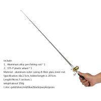 ราคา Crazyfly พร้อมส่ง ปากกาเบ็ด ปากกาคันเบ็ด ชุดปากกาเบ็ดตกปลา เบ็ดตกปลาแบบพกพา เบ็ดตกปลาอลูมิเนียม ขนาดเล็กแบบพกพา ชุดตกปลาพร้อมคันเบ็ดตกปลา (20813252514)