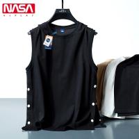 ราคา Original NASA pure cotton sleeveless vest mens t shirt summer new fashion brand vest student fitness sports top (19793773030)