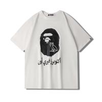 ราคา BAPE แขนสั้นผู้หญิงเสื้อยืดผ้าฝ้ายพิมพ์ลายรูปนกฮูกศีรษะมนุษย์ซิงโครจากญี่ปุ่น (17627564640)