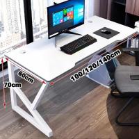 ราคา AI Home พร้อมส่ง โต๊ะทำงาน เกมส์มิ่ง มี2ขนาด100 120cm มาพร้อมชั้นวางใต้โต๊ะ วัสดุไม้อัดMDF มั่นคงแข็งแรง (21028313779)