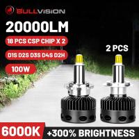 ราคา Bullvision 20000LM D2S D1S Xenon โคมไฟ D4S H7 LED 360ไฟหน้า D3S 6000K หลอดไฟรถ900 9006น้ำแข็งสำหรับ HB3อัตโนมัติ HB4 12V (19658353049)