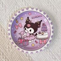 ราคา JIU YU Minha Melodia Kuromi Party Supplies Placas de papel Copos Girl Birthday Party Decoração Banner Cake Toppers Talheres descartáveis roxo (20510614959)