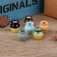 ราคา WORE 6Pcs 1 12 Dollhouse Miniature Porcelain Flower Vase Dolls House Accessories (19321678567)