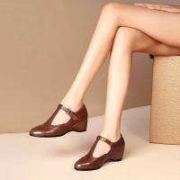 ราคา รองเท้าหนังส้นเตารีดแบบวินเทจ สไตล์อังกฤษ (16863136136)