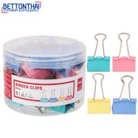 ราคา Deli 8553A Binder Clip คลิปหนีบกระดาษสีแฟนซี ขนาด 32mm มี 24 ชิ้น คลิป คลิปหนีบเอกสาร คลิปอเนกประสงค์ office (637944275)