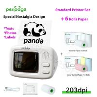 ราคา PeriPage Original A2 Mini Pocket Printer Thermal Photo Printer Mobile Phone Android IOS Label Printer Kids Holiday Gifts Regalos (20591041112)