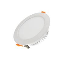 ราคา Dimmable Circle LED Downlight Recessed Floodlight Anti glare White Slievr 5W7W10W12W15W18W20W24W AC110V220V spotlight home light (20355540423)