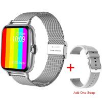 ราคา Xiaomi Smartwatch Women for iPhone Huawei Redmi Phone IP68 Waterproof Men Sport Fitness Tracker Women Smart Watch Clock fly 5 (11413985865)