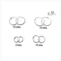 ราคา ต่างหูเงินแท้ แบบห่วง (6632306337)