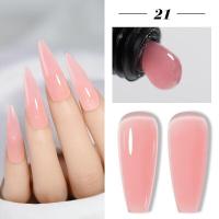 ราคา Arte Clavo 15ml Jelly Nail Extension Gel Pink White Clear Quick Building Soak Off UV LED Gel Nails Finger Extensions Nail Art (19384828431)