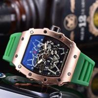 ราคา Hot Sale 2023 new Richard War II Devils automatic non mechanical mens watch high end trendy barrel type silicone leisure men (19426704085)