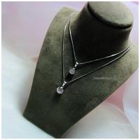ราคา iamsilverสร้อยคอเงินแท้925ชุบทองคำขาว (17698130991)