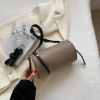 ราคา Summer summer high end small crowd white cylinder bucket bag ladys 2023 new soft leather shoulder bag QYUE (19827869032)