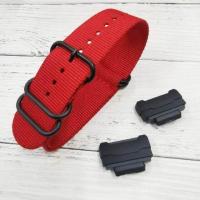 ราคา สายนาฬิกาไนลอนสำหรับ Casio DW 5600 DW 6900 24 มม สำหรับ CASIO G SHOCK DW5600 DW6900 สายอะแดปเตอร์ไนลอนที่มีสีสันสายรัดข้อมือ (19629677742)