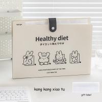 ราคา กระเป๋าแฟ้มเอกสาร A4กันน้ำหลายชั้น8ช่องกระเป๋ากันน้ำสำหรับใส่เครื่องเขียนในโรงเรียนและสำนักงาน (19595391351)