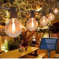 ราคา หลอดไฟพลาสติก G40LED สายไฟแสงอาทิตย์ LED แก้วสายไฟตกแต่งกันน้ำสำหรับสวนกลางแจ้งวันหยุดเทศกาลคริสต์มาส (20690759047)