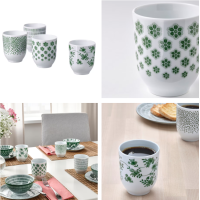 ราคา IKEA รับหิ้วสินค้าสำหรับคนไม่มีเวลา ENTUSIASM อันทูซิอาซึม แก้วชาญี่ปุ่น แก้วมัค ความจุ 22 ซล 4 ใบ T1421 (17001401059)